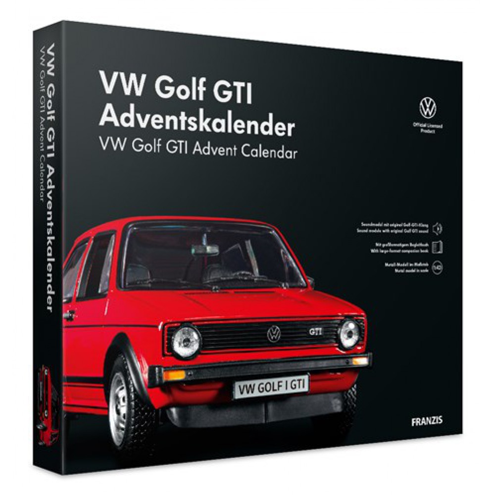 1:43 Franzis 55102-3 Volkswagen Golf GTI Adventskalender Plastic kit