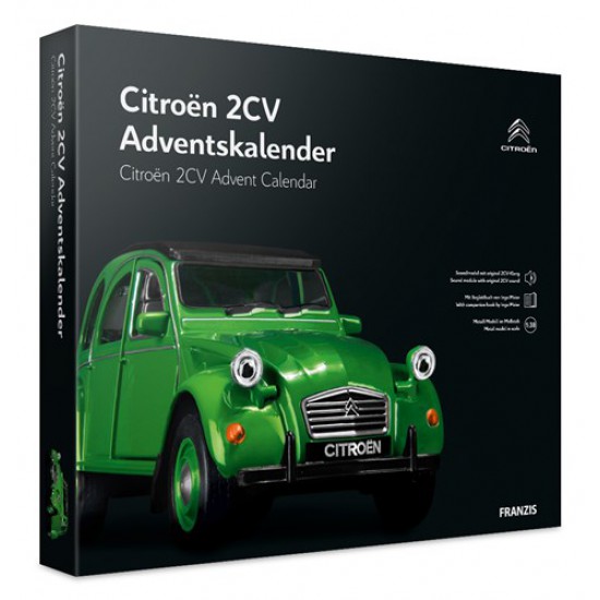 1:43 Franzis 55154-2 Citroen 2CV Adventskalender Plastic kit