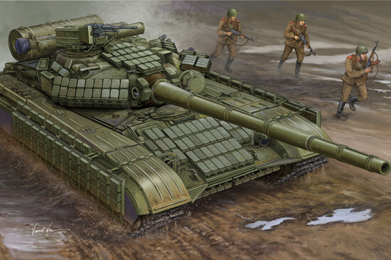 Trumpeter 1/35 Soviet T-64AV MOD 1984 afbeelding