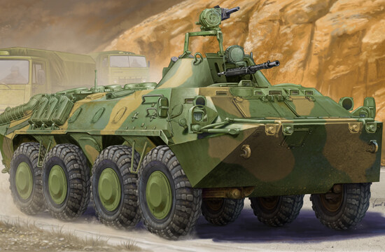 Trumpeter 1/35 Russian BTR-70 APC in Afghanistan afbeelding