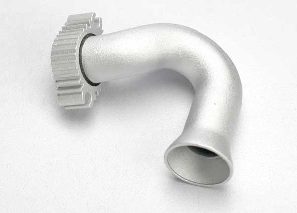 Traxxas - Header, exhaust (jato) (tubular aluminum, clear anodized) (trx 2.5, 2.5r, 3.3) (TRX-5540) afbeelding