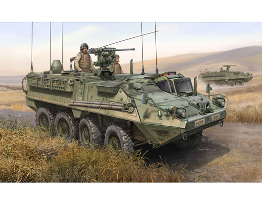 Trumpeter 1/35 M1130 Stryker Command Vehicle afbeelding