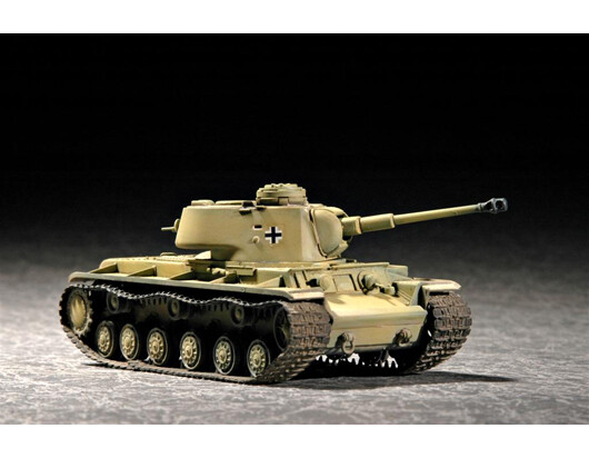 Trumpeter 1/72 German Pz.Kpfw KV-1 756( r ) tank afbeelding