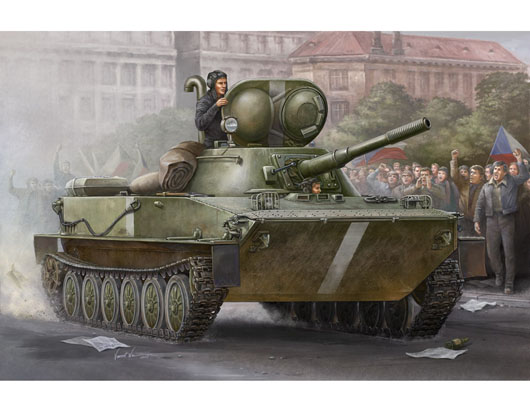 Trumpeter 1/35 Russian PT-76 Light Amphibious Tank Mod.1951 afbeelding