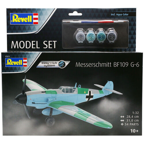 1:32 Revell 63653 Messerschmitt Bf109G-6 - Easy click system - Model Set Plastic kit