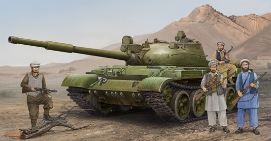 Trumpeter 1/35 Russian T-62 Mod.1975 (Mod.1962+KTD2) afbeelding