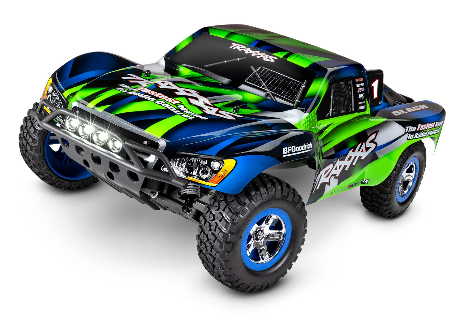 Traxxas Slash 2WD electro short course RTR - Incl. LED Verlichting - Groen