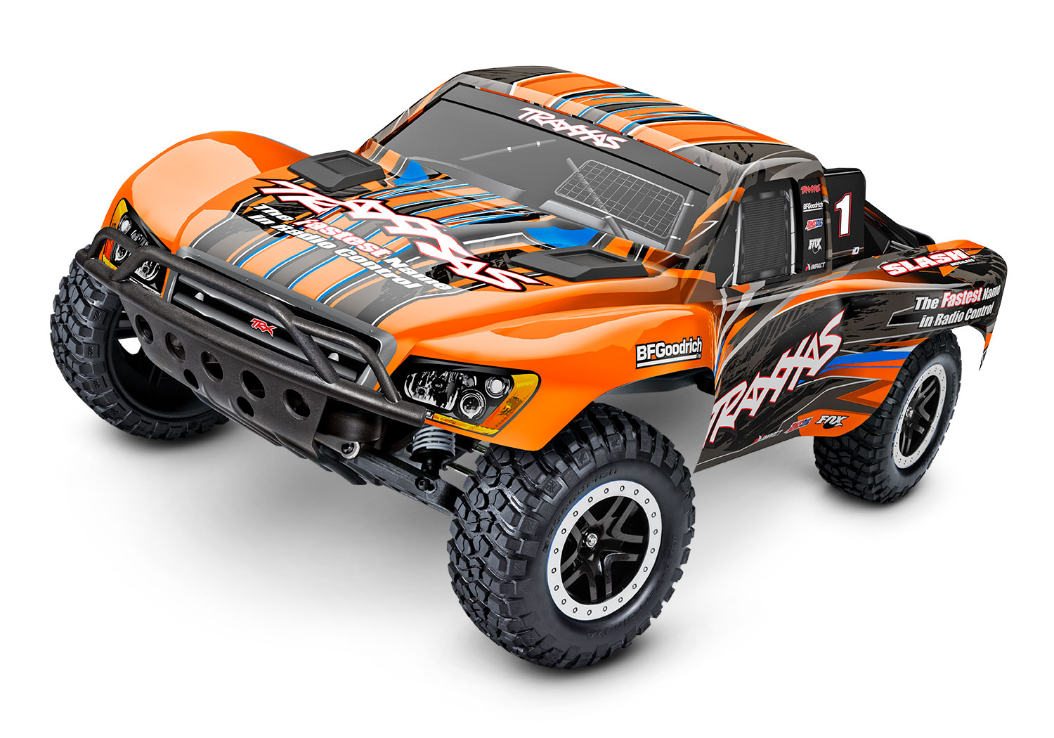 Traxxas Slash 2WD BL2-S Brushless Short Course RTR - Oranje
