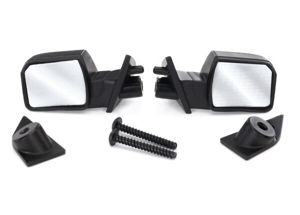 Traxxas - Mirrors, side (left & right)/ mounts (left & right)/ 2.6x8mm BCS (2) (TRX-5829)