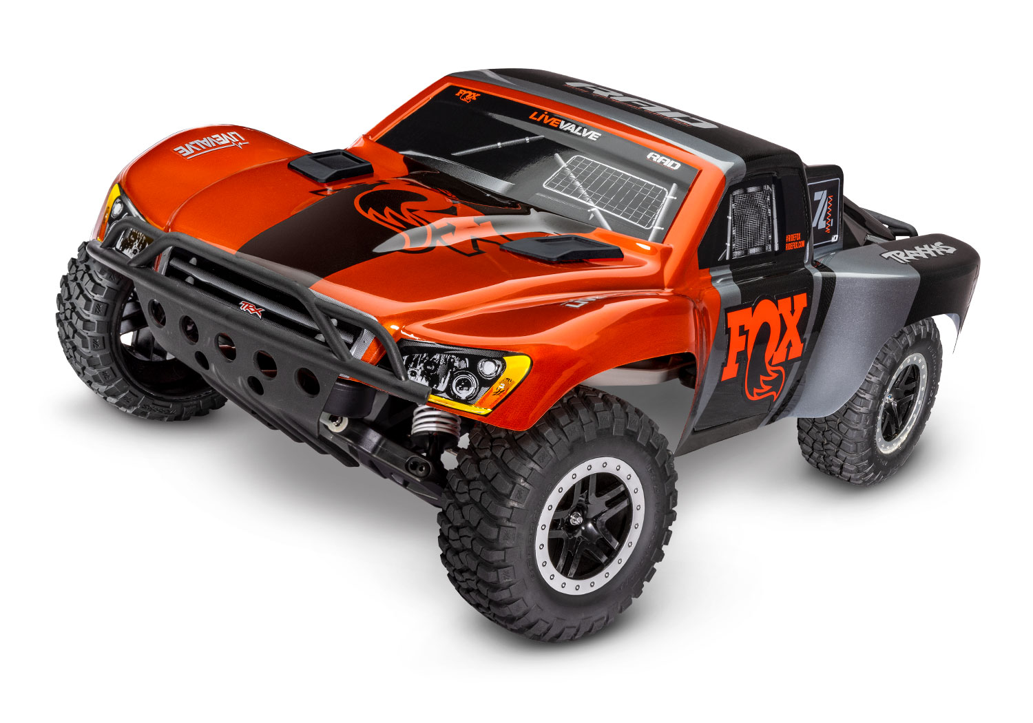 Traxxas Slash 1/10-Scale 2WD VXL HD - FOX afbeelding