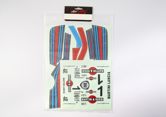 Lancia Beta Montecarlo (1981 LM & 1979 Giro dItalia) 1/10 stickervel afbeelding