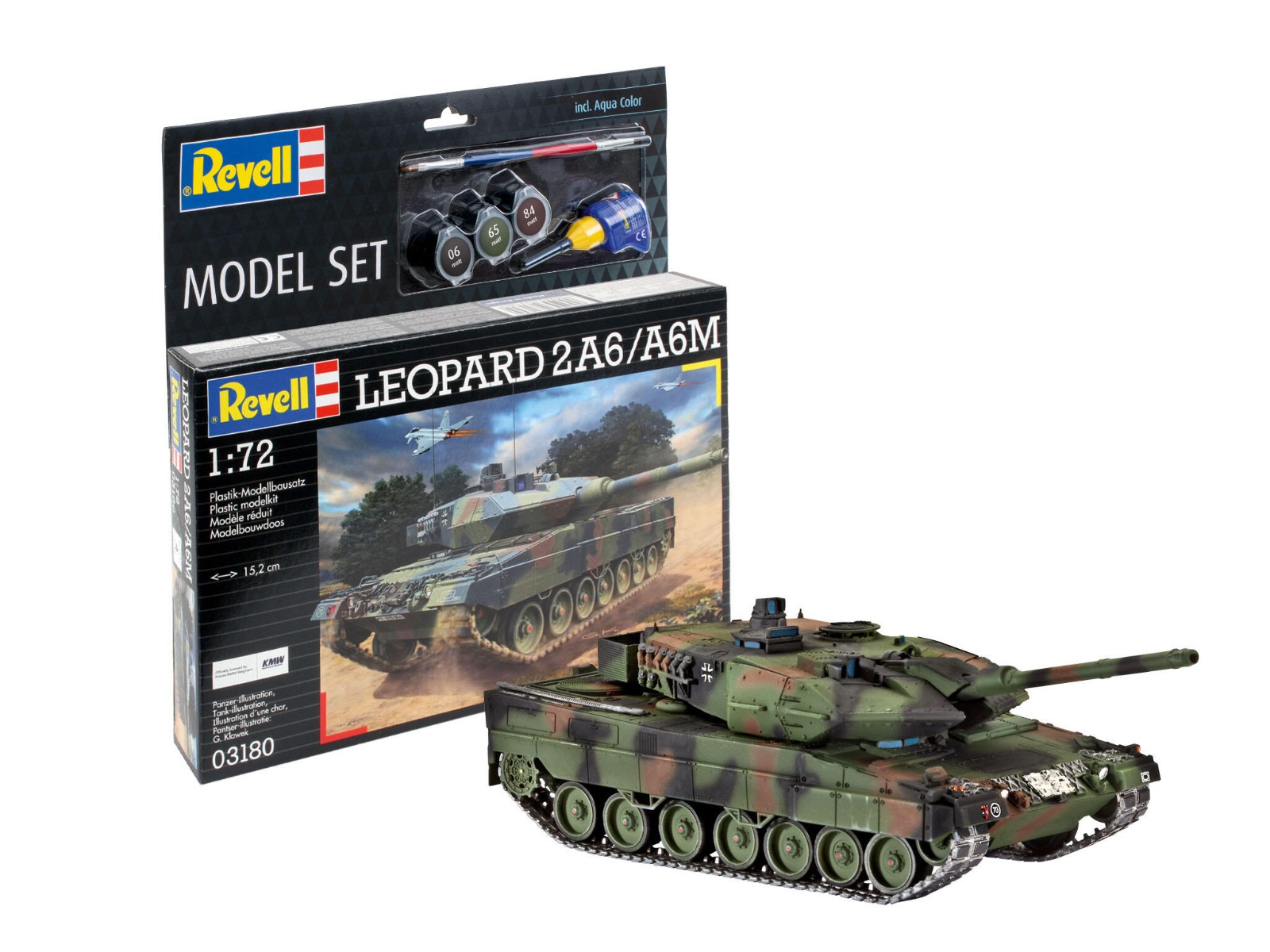 Revell 1/72 Leopard 2A6/A6M Model Set