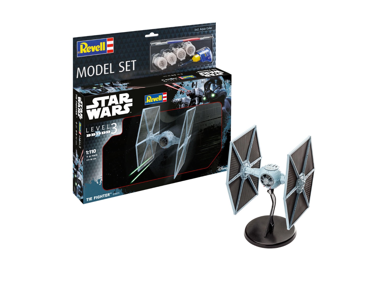 Revell 1/110 Star Wars Tie Fighter model-set afbeelding