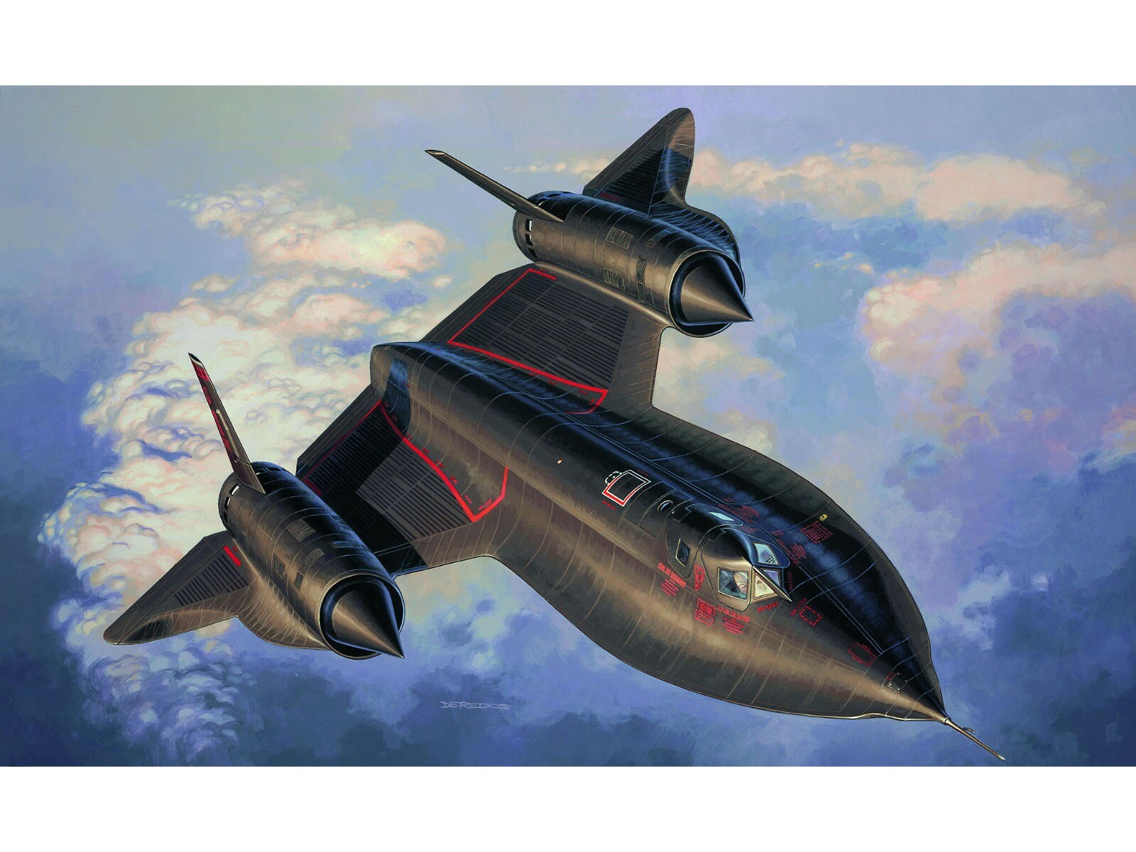 1:110 Revell 63652 Lockheed SR-71 Blackbird - Easy Click - Model Set Plastic kit