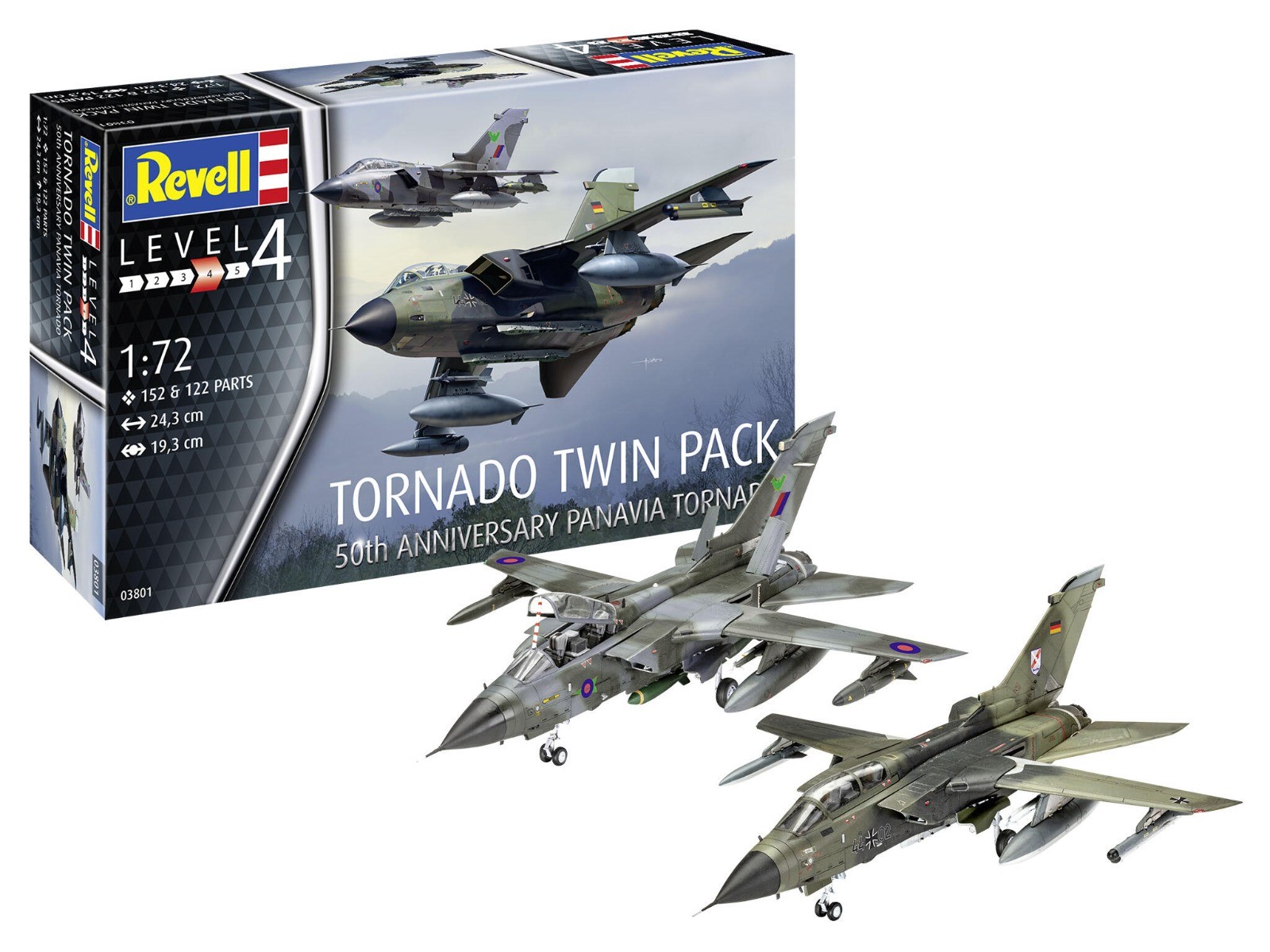 Revell 1/72 Tornado Twin Pack 50th Anniversary Model Set