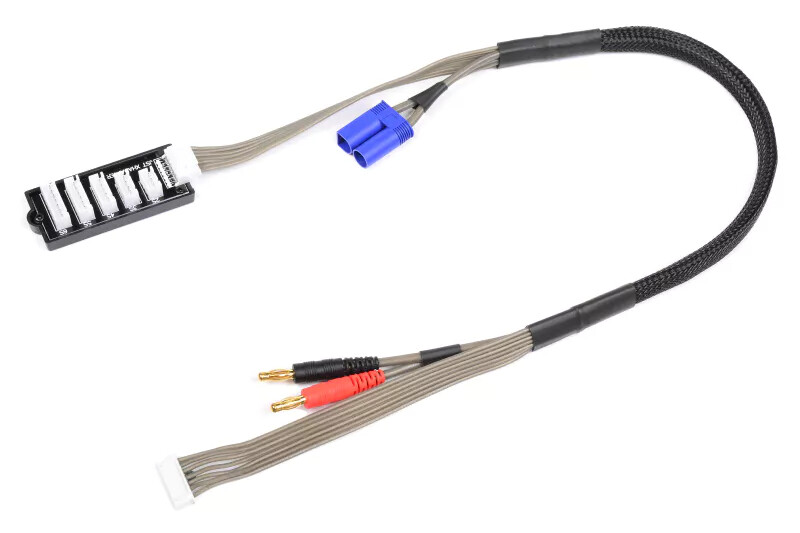 Charge - Balance Lead Pro - Banana 4mm - EC-5 Female - XH Balance board 2-6S