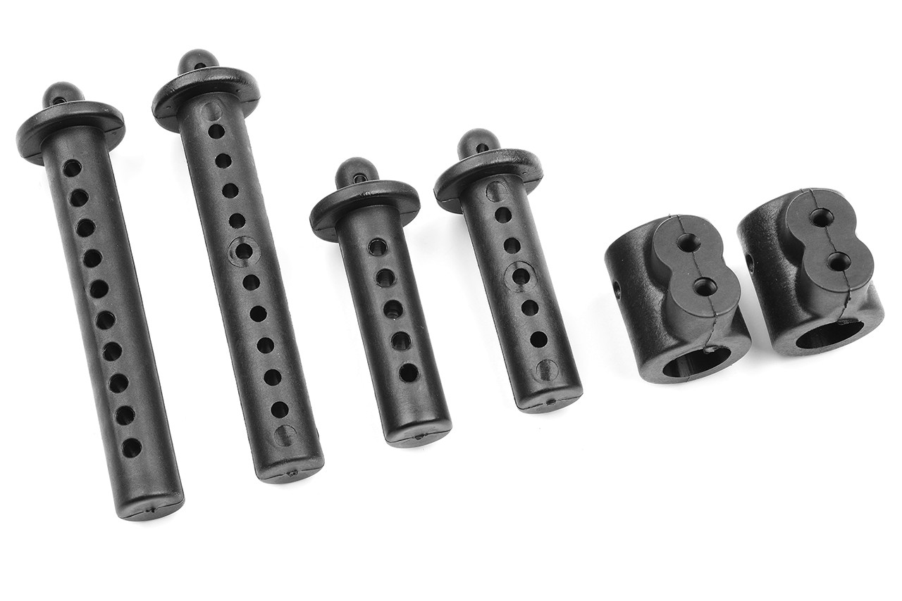 Team Corally - Body Mount Adjustable - Front - Composite afbeelding