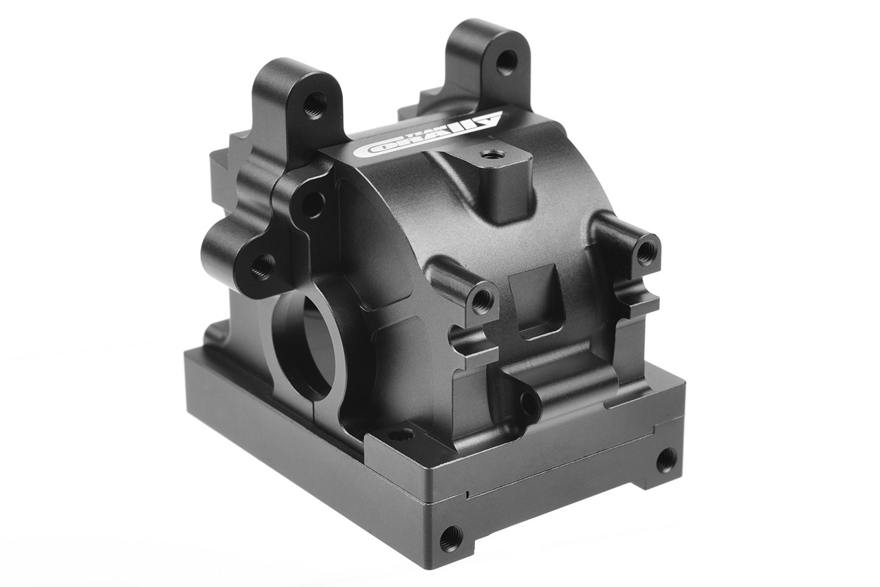 Team Corally - Gearbox Case Set - Swiss Made 7075 T6 - Black - Set afbeelding