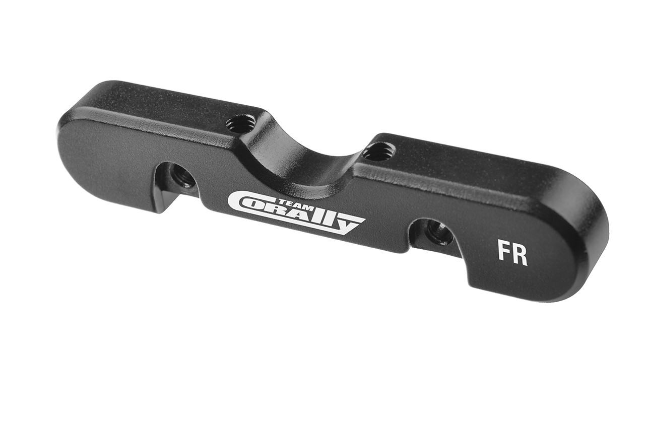 Team Corally - Suspension Arm Mount HD - FR-RE - 8mm - Aluminum - Black - 1 pc