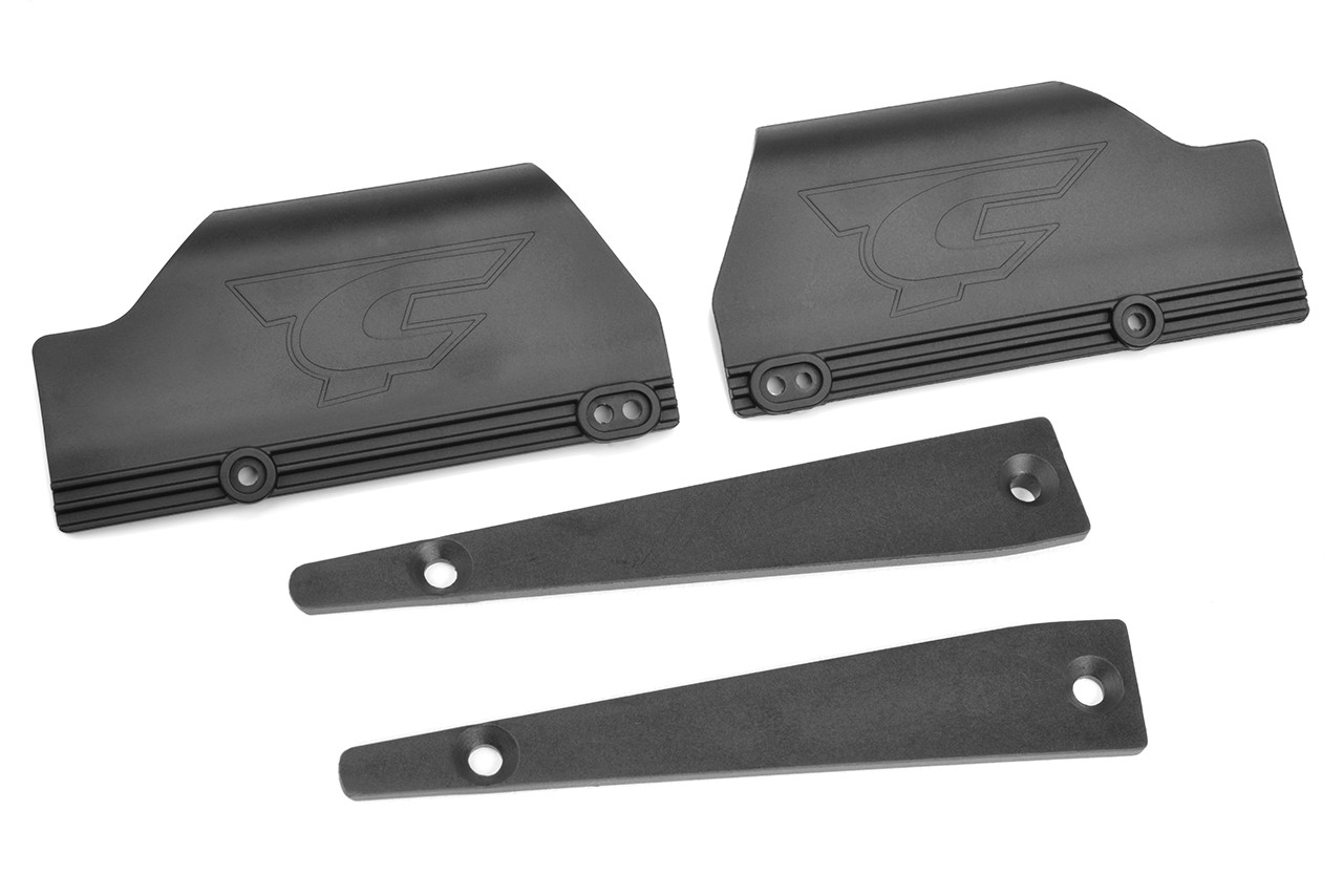 Team Corally - Mud Guards - Left - Right - Composite - 1 Pair