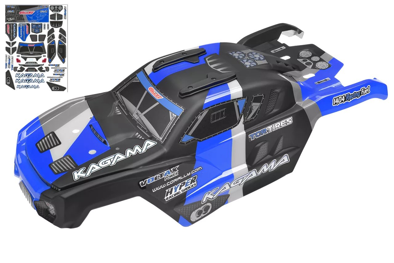 Team Corally - Body painted and cut - Kagama - Blue - 1 pc (C-00180-981-2)