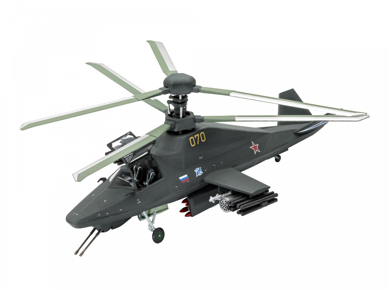Revell 1/72 Kamov Ka-58 Stealth Helicopter - Model set