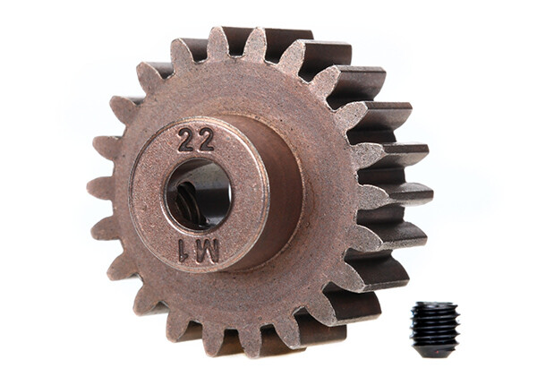 Gear 22T Pinion (1.0 metric pitch) (5mm) (TRX-6495X) afbeelding