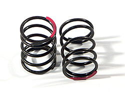 Racing shock spring 14x25x1.5mmx5.25(red/2pcs) afbeelding