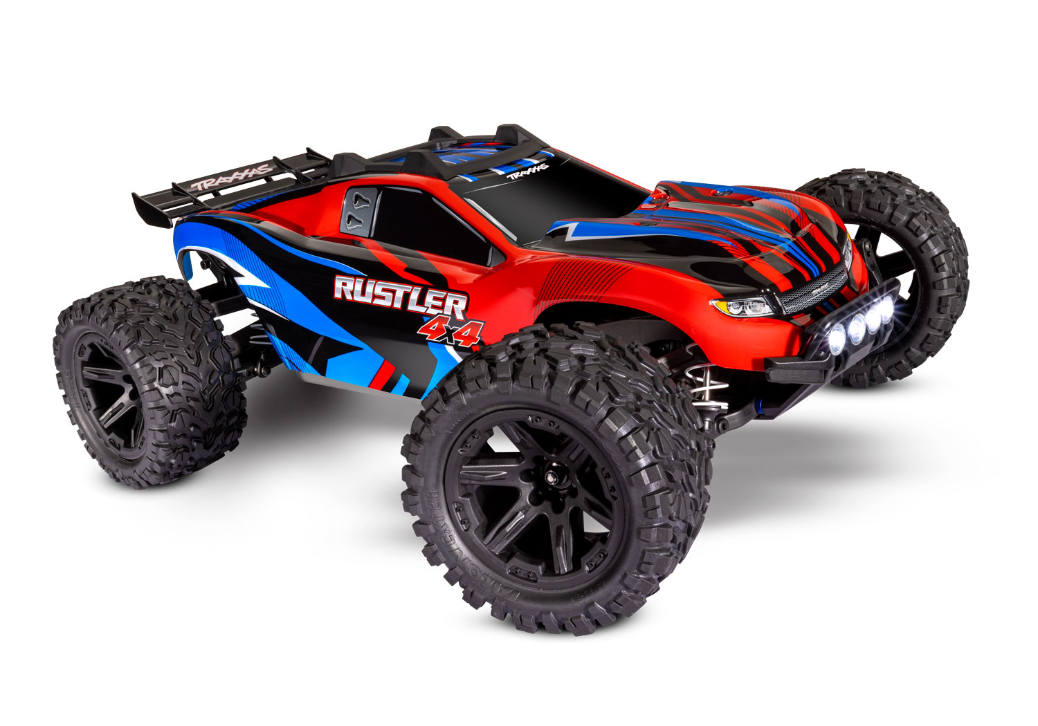 Traxxas Rustler 4x4 truggy RTR - Incl. LED Verlichting - Rood
