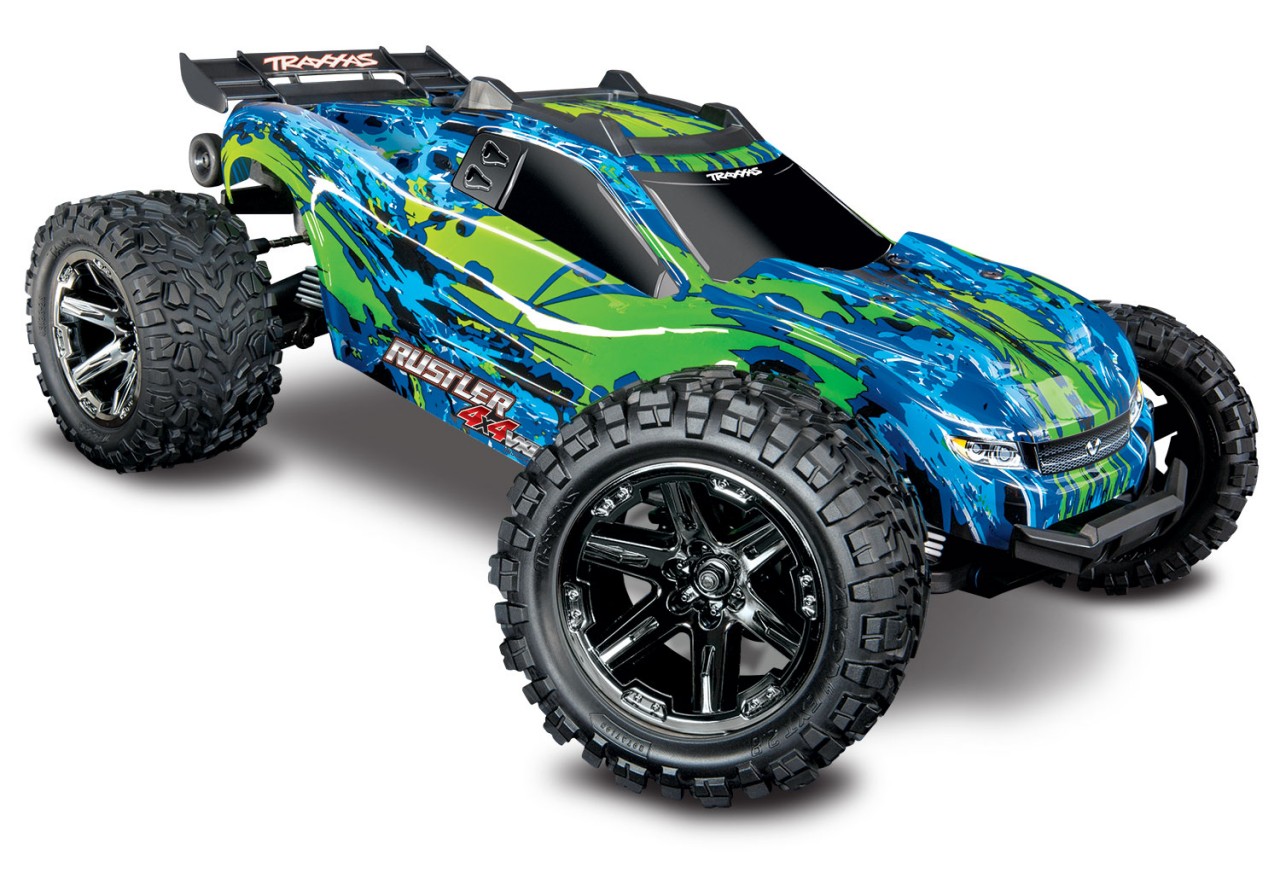 Traxxas Rustler 4x4 VXL brushless truggy RTR - Groen