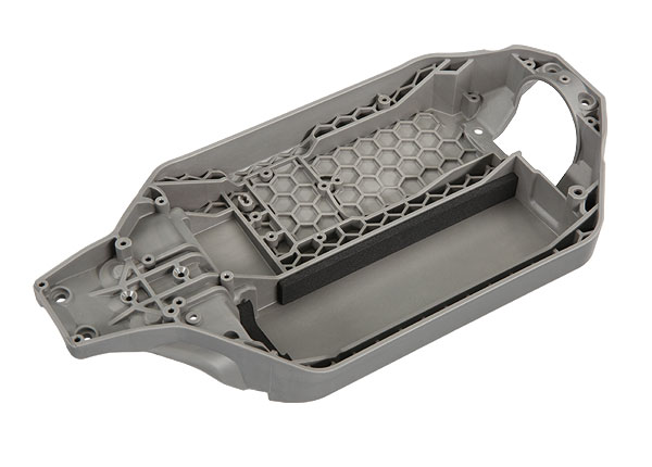 Traxxas - Chassis 159mm Flat Long Battery, Rustler 4X4 (TRX-6723R)