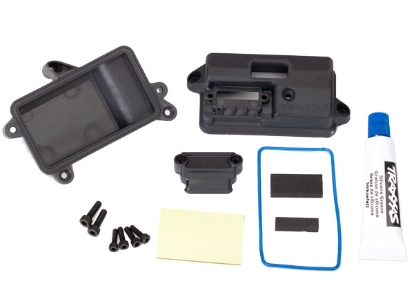 Box, receiver (sealed)/ foam pad/ 2.5x8mm CS (4)/ 3x10mm CS (2) (TRX-6724)