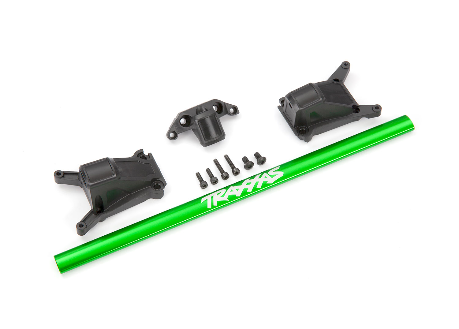Chassis brace kit, green (fits Rustler 4X4 and Slash 4X4 equipped with Low-CG chassis) (TRX-6730G)
