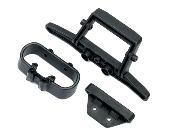 Bumper, rear/ bumper mount, rear (TRX-6737) afbeelding