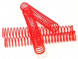 Shock spring 14.4x117x1.2mmx25 coils (red/4pcs)