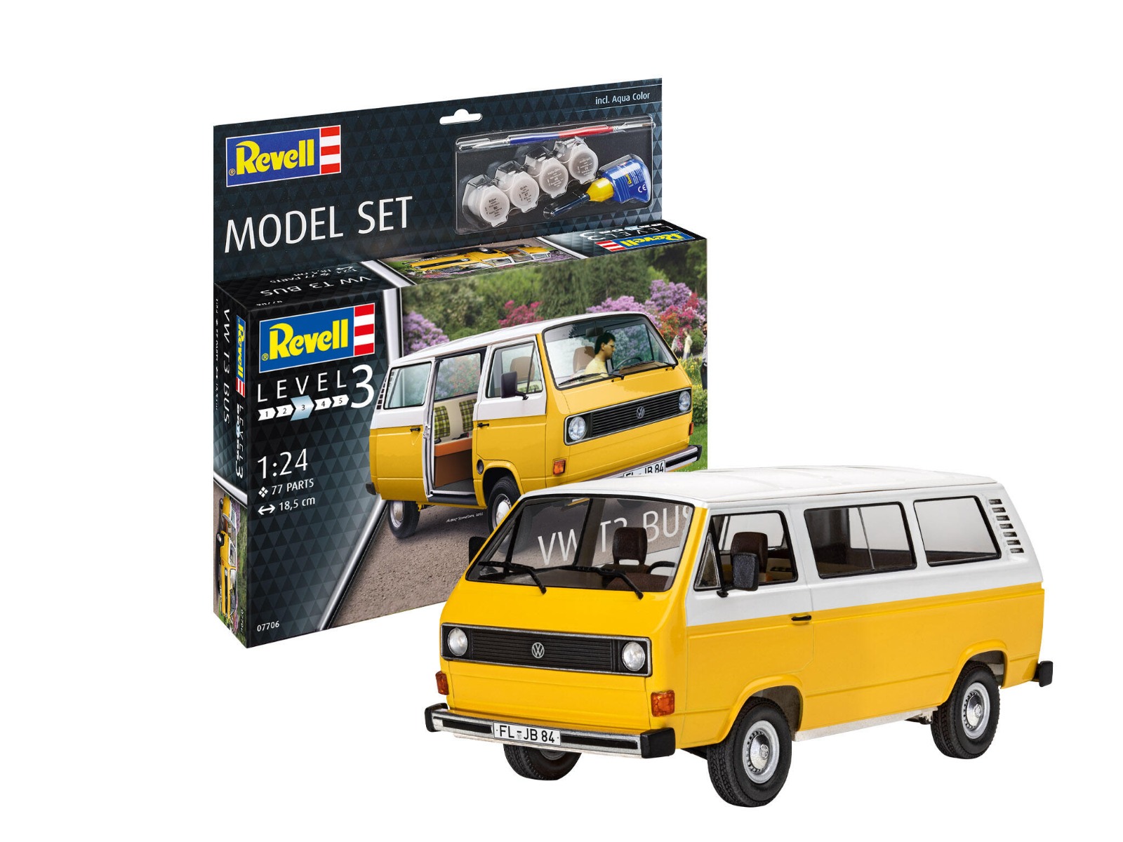 1:25 Revell 67706 Volkswagen VW T3 Bus - Model Set Plastic kit