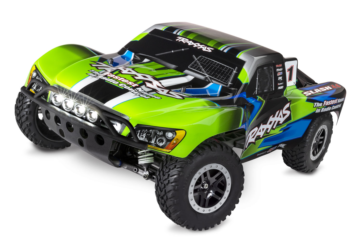 Traxxas Slash 4x4 short course RTR - Incl. LED Verlichting - Groen