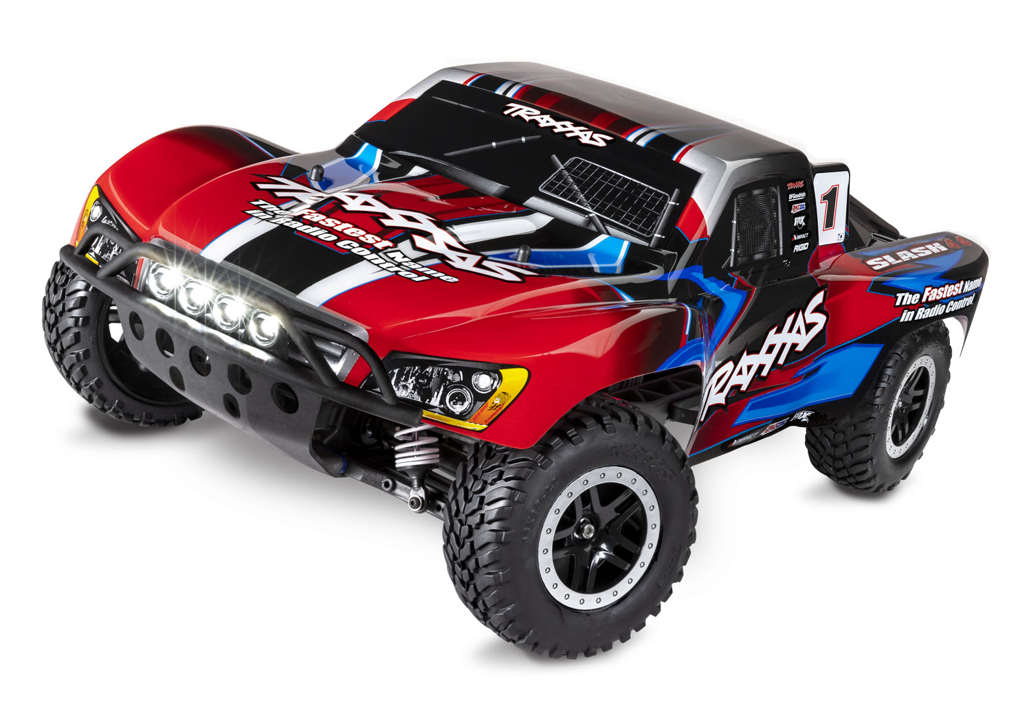 Traxxas Slash 4x4 short course RTR - Incl. LED Verlichting - Rood