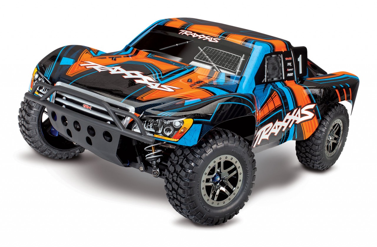 Traxxas Slash 4x4 Ultimate TQi brushless short course RTR - Oranje