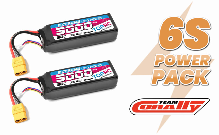 Team Corally 6S Power Pack (enkel in combinatie met een 6S auto) afbeelding