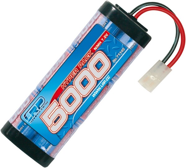 LRP nimh 7,2 volt 5000mah met tamiya stekker afbeelding