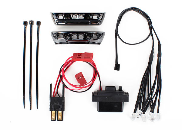 Led light kit, voor & achter - E-Revo 1/16