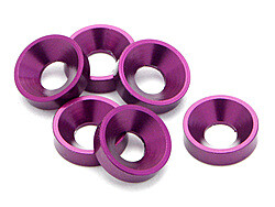 Cone washer purple (6pcs) afbeelding
