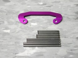 Stainless steel suspension shaft set w/rear brace afbeelding