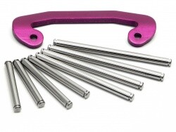 HPI - Stainless steel suspension shaft set w/rear brace (nitro 3) (72228) afbeelding