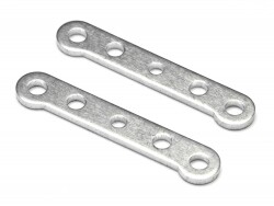 Arm brace 3 x 30mm silver (aluminium) (2 pcs) afbeelding