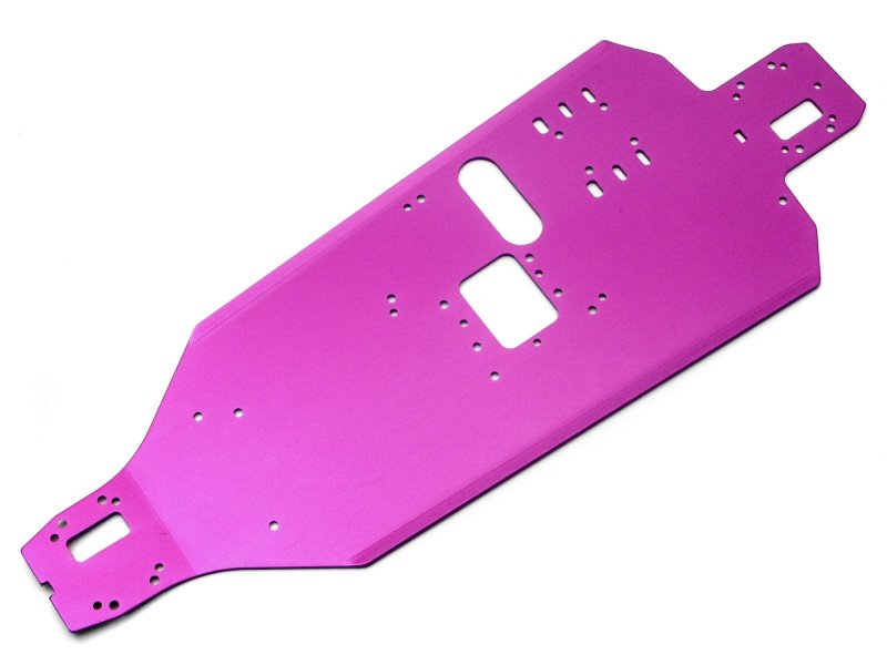 Main chassis (aluminum 17s t2.0mm purple/nitro rs4 mt) afbeelding