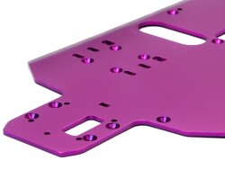 Main chassis (aluminum 17s t2.0mm purple/nitro rs4 mt)
