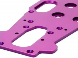 Main chassis (aluminium 2017s 3mm/purple)