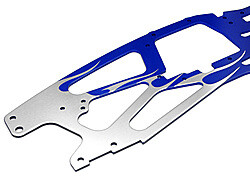 Flamed tvp custom chassis(silver/blue/2pcs)